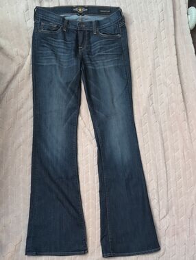 Lucky Brand Dark Blue Flared Jeans Charlie Flare  6/28
